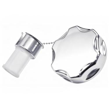 Imagem de Tampa de tanque de combustível de metal king size com corrente e filtro adequada para Honda GX160 GX200 GX270 GX390 para motor Predator 196cc 212cc para Coleman CT200U CT200UEX BT200X Mini bike Go