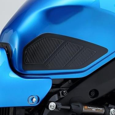 Imagem de Almofadas protetoras para tanque de motocicleta, design de favo de mel antiderrapante, compatível com Suzuki XSR900 2025+ XSR900GP 8BL-RN96J(2024+)