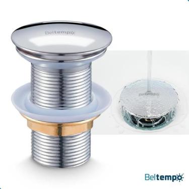 Imagem de Válvula Click 1 1/4 Ralo Para Cuba Pia Banheiro Aço Inox 201 Prestige 