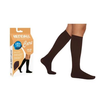 Imagem de Meia de Compressão Kendall Care 3/4 20-30mmHg 3113 Marrom - M, M, Marr