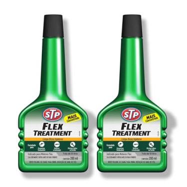 Imagem de Kit 2 STP Aditivo Via Tanque Limpa Bicos Injetores Motor Combustivel Flex Treatment