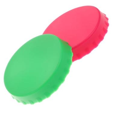 Imagem de 2 peças de silicone para latas de refrigerante, protetor de tampa de lata de bebida para cerveja e refrigerante, tampas de latas reutilizáveis resistentes a poeira e derramamentos, tampas de latas de