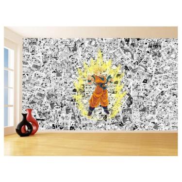 Imagem de Papel De Parede Dragon Ball Goku Página Manga 3,5M Dbz546 - Você Decor