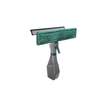 Imagem de Rodo Limpa Vidros Spray 3 em 1, Mop com Reservatório para Produtos de Limpeza, Pano Microfibra e Rodo Acoplado, 26x25x26cm