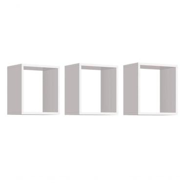 Imagem de Nicho Aéreo Para Quarto Infantil Juju Branco Fosco - Reller