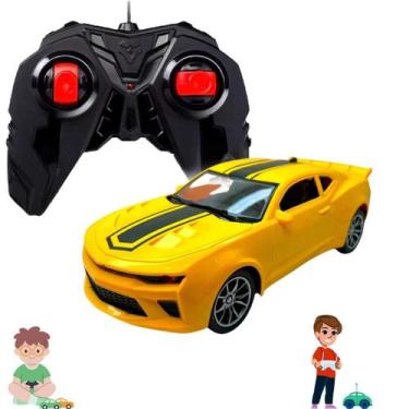 Imagem de Carrinho Esportivo Amarelo Controle a Pilha - Rick Imports