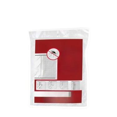 Imagem de Tela Mosquiteiro para Janela，Kit Telas Mosquiteira GRANDE Janela Ajustável 1,80Mx1,50M Anti Insetos Dengue Mosquito(3un)