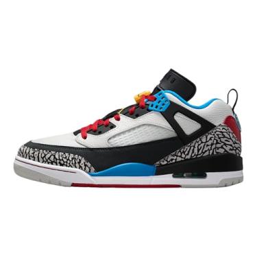 Imagem de Jordan Tênis masculino Spizike Low SE (IM7425-004, cinza neutro/milho/azul surfe), Cinza neutro/milho universitário/azul surfe, 8.5