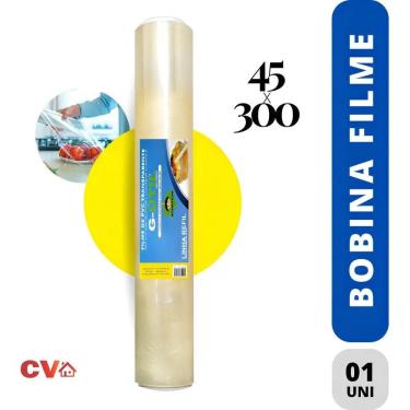 Imagem de Rolo Bobina Papel Filme Pvc 45 Cm X 300 Metros Full