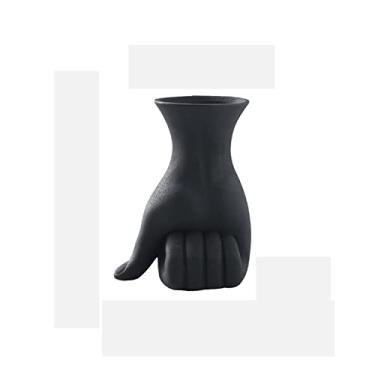 Imagem de Vasos para flores, vaso de cerâmica europeu, vasos de flores decorativos à mão, banhados, ornamentos de sala de estar, decoração moderna, adequado para lareira, quarto, cozinha, sala de estar