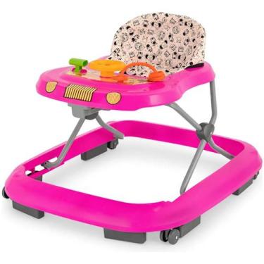 Imagem de Andador Para Bebê Infantil Musical com Regulagem e Assento Acolchoado 