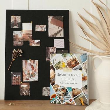 Imagem de Kit de quadro de visão inspiradora – conjunto completo com livro de quadro de visão e placa de feltro, imagens motivacionais e citações para mapear seus objetivos e sonhos - os suprimentos perfeitos