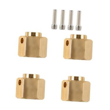 Imagem de menolana Conjunto de 4 Adaptadores Hexagonais Estendidos para Rodas de Carros RC 1/10, Modificações em Veículos, Caminhões e Crawlers RC, 10mm