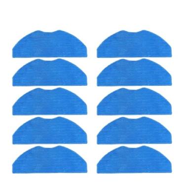 Imagem de Escova lateral principal com filtro HEPA para esfregão, compatível com Polaris PVCR 6001 IQ Home Aqua, compatível com acessórios para aspirador robô Beko VRR80214VB VRR94314VB(10 Mops)