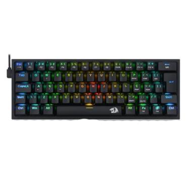 Imagem de Teclado Mecânico Gamer Redragon, Fizz, RGB, Preto, Switch Brown