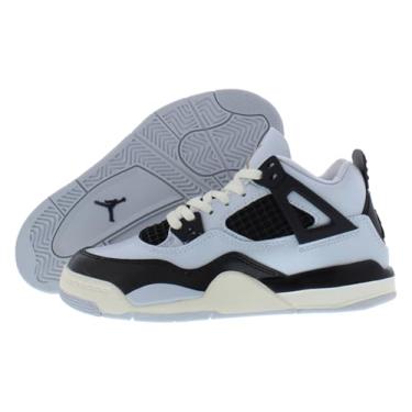 Imagem de Jordan Tênis infantil 4 retrô platina pura/ouro metálico (FZ8586 070), Platina pura/ouro metálico, 15