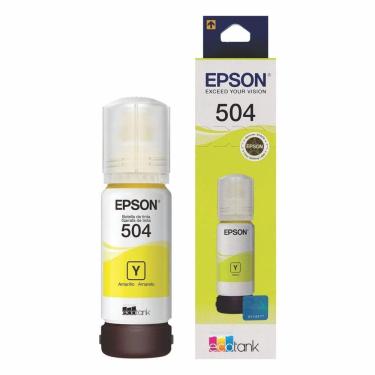 Imagem de Tinta Epson Amarelo Refil T504 Impressoras L4150 L4160 L6161