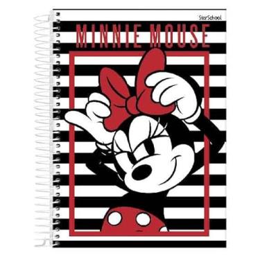 Imagem de Starschool – Caderno Pocket 1/8 Capa dura espiral Minnie Disney | 80 Folhas | Tamanho de bolso ideal para anotações rápidas com charme clássico