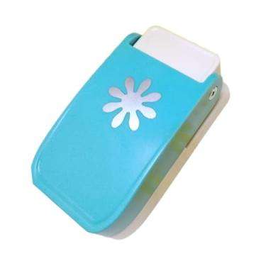Imagem de Esquirla Perfurador de Papel Infantil com Bordas Aparador de Precisão para Fotos e Papel para Atividades Escolares Acionamento por Alavanca Acessórios Máquina, Crisântemo