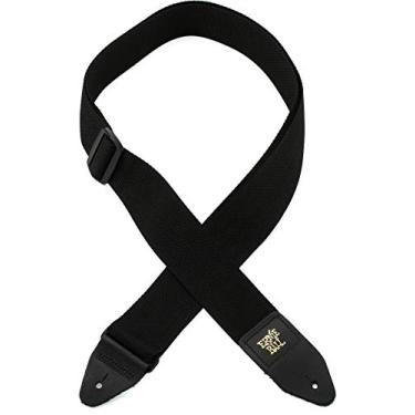 Imagem de Ernie Ball Polypro Guitar Strap, Black (P04037)