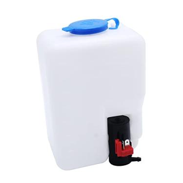 Imagem de Acouto Kit Universal de Garrafa Lavadora de Para-, Garrafa Compacta de 1,2 Litros Com Suporte de Montagem e Bomba de 12V 140ML MIN, para Carros Clássicos, Barco Marinho