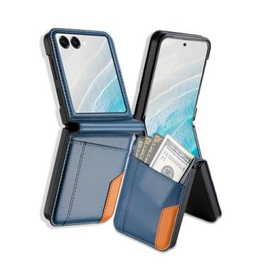 Imagem de Asuwish Capa de celular para Samsung Galaxy Z Flip 7 5G Capa carteira com suporte para cartão de crédito suporte com bloqueio RFID Slim Rugged Mobile Flip Cell Accessories ZFlip 7Z Z7 G Flip7 ZFlip7