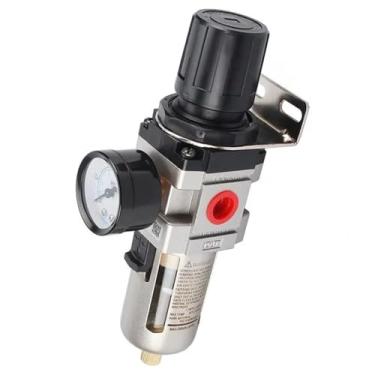 Imagem de AW2000-02 AW3000-03 AW4000-04 Controlador de separador de água e óleo de ar filtro de compressor de regulador de pressão pneumático 1 peça (AW3000-03 cobre, automático)