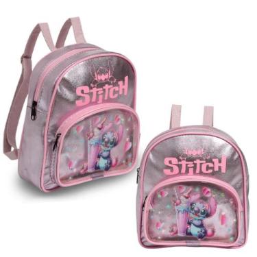 Imagem de Mochila Infantil Bolsa Stitch Tam P Personagem Filme Criança - Plike