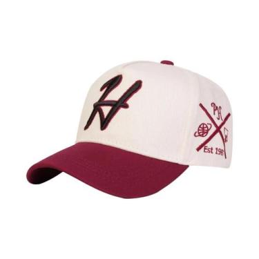 Imagem de Boné De Beisebol Unissex Ajustável Com Letra H Bordada, Chapéu Casual 