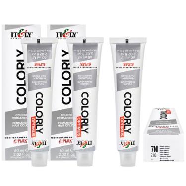 Imagem de Itely  Kit c/3 Tintas Colorly 7NI Louro Intenso 60 ml