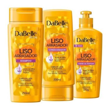 Imagem de Kit Dabelle Liso Arrasador Shampoo Hidratação e Condicionador Leave-in