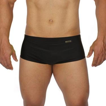 Imagem de Sunga Masculina Premium Basica Moda Praia Lançamento Hoggi verão, Pret