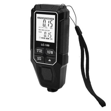 Imagem de Fabater Medidor de Espessura de Tinta, Detector de Revestimento de Precisão de 1μm para Pintura Automotiva e Revestimento de Metal, 0-2000μm para Reforma Residencial Inspeção de Parede (BLACK)