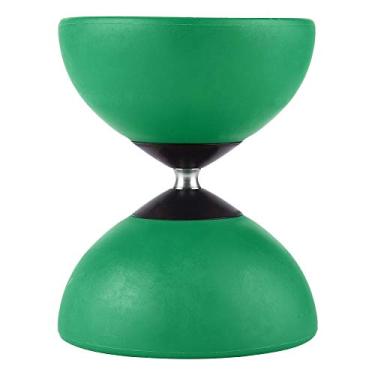 Imagem de Luqeeg Conjunto Diabolo Yoyo Chinês de Rolamento Triplo ABS Ecológico para Exercícios e Diversão para Iniciantes e Jogadores Intermediários de Todas As Idades Vermelho/Verde/Amarelo 5,71x4,72x4,72
