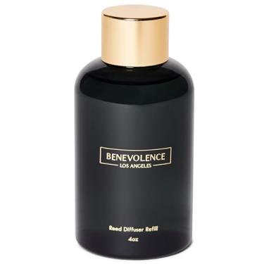 Imagem de Benevolence LA Refil de óleo difusor de palheta de rosa e sândalo | Fragrância doméstica de longa duração para banheiro e quarto | Óleos essenciais para relaxamento - 118 ml