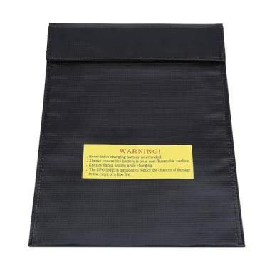 Imagem de GLOGLOW Saco à Prova de Fogo para Bateria de Lítio, Bolsa de Armazenamento Retardante de Fogo Com 2 Tamanhos, Saco de Carregamento de Segurança Portátil para Baterias (L)
