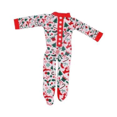 Imagem de Body Com Estampa De Natal Para Boneca De 30cm, Presente De Brinquedo P