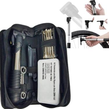 Imagem de Kit De Reparo Para Ciclista Multifuncional Com Estojo