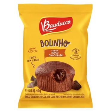 Imagem de Bolinho duplo chocolate recheado chocolate bauducco 40g c/ 16 unidades