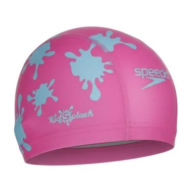 Imagem de Touca de Natação Speedo Splash Cap Infantil - Rosa Único-Unissex