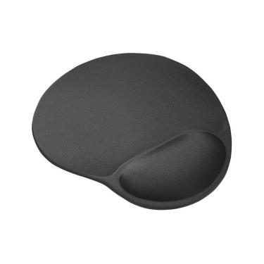 Imagem de Mousepad Trust Big Foot com Apoio de Pulso (236x205mm), Ergonômico, Antiderrapante, Preto - 16977-Unissex