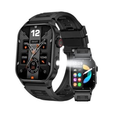 Imagem de Relógio Inteligente Masculino À Prova D'água Com Bluetooth, Militar, E