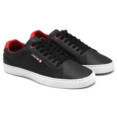 Imagem de Sapatênis Masculino Casual Connect Way, Preto, 42