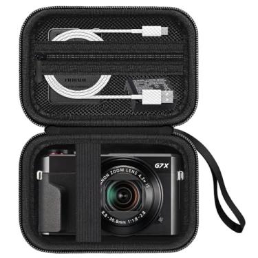 Imagem de HESPLUS Estojo de transporte para câmera compacta Fujifilm X Half Premium e Kodak EKTAR H35, com alças elásticas e bolso de malha