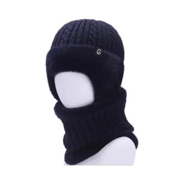 Imagem de Gorro De Inverno Quente Tricotado Para Mulheres E Homens, Proteção Par