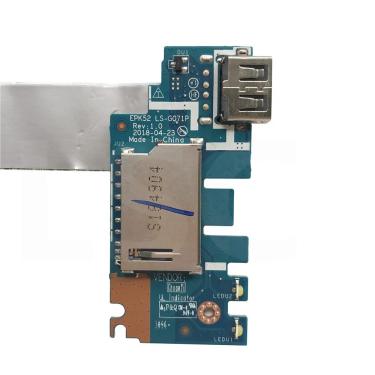 Imagem de Placa USB leitor de cartão p/ hp 250 G7 255  ls-g071p