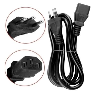 Imagem de Cabo de Força Tripolar tipo PC ATX 1.80m para Fonte CB-112