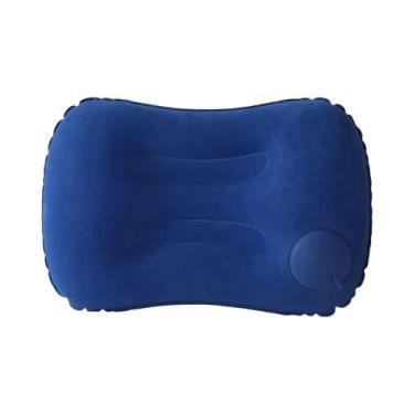 Imagem de Almofada Inflável Ultra Macia E Portátil Para Suporte Do Pescoço E Lom