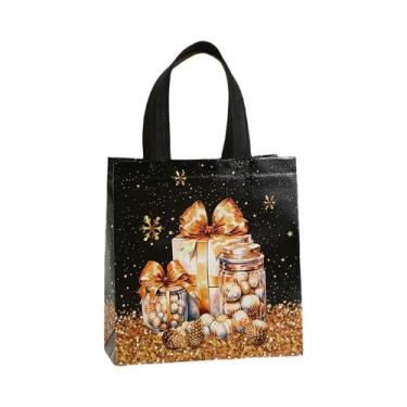 Imagem de Bolsas De Presente De Natal Com Boneco De Neve, 8 Peças, Sacolas De Na