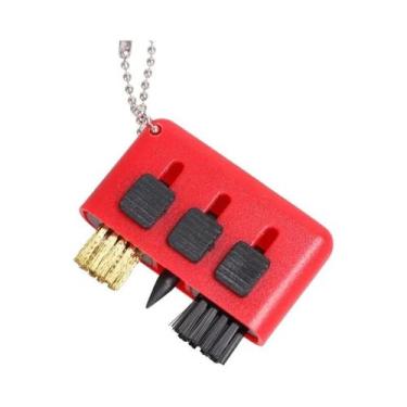 Imagem de Escova De Limpeza Portátil 3 Em 1 Para Tacos De Golfe: Acessório De Bo